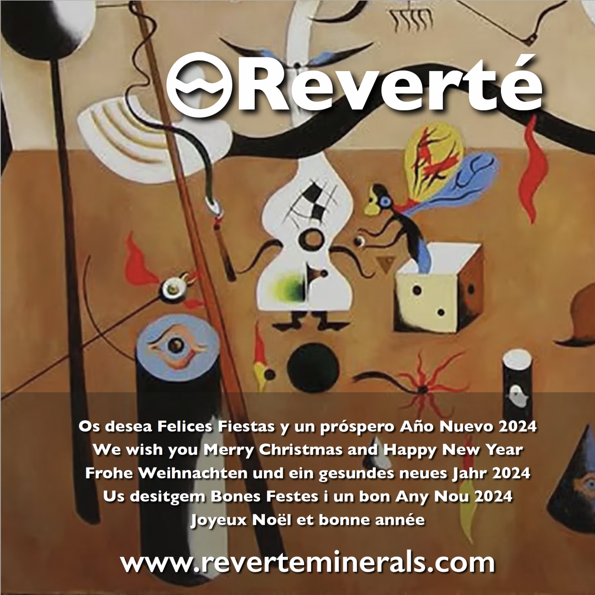 Postal navidad 2024
Reverté Minerals
Nadala